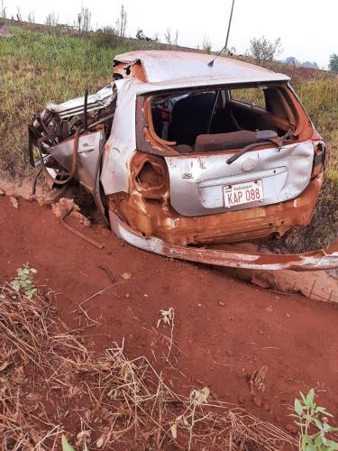 Accidente fatal: Automóvil quedó “achicharrado” tras un choque frontal